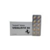 Vidalista 80 mg tadalafil tablete