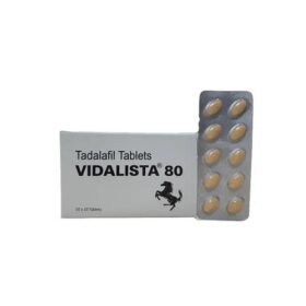 Vidalista 80 mg tadalafil tablete