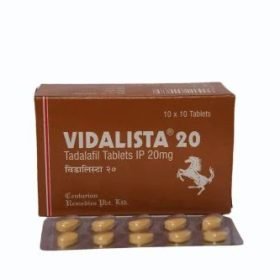 Vidalista 20 mg tadalafil tablete